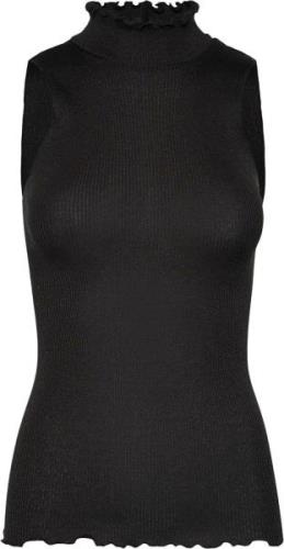 Rosemunde Boston Turtleneck W/lyrex top Kvinde Sort Toppe Str L - hos ...