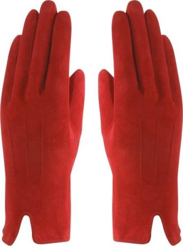 MJM MJM Glove Aida W Sheep Suede Red L - Handsker Uld hos Magasin