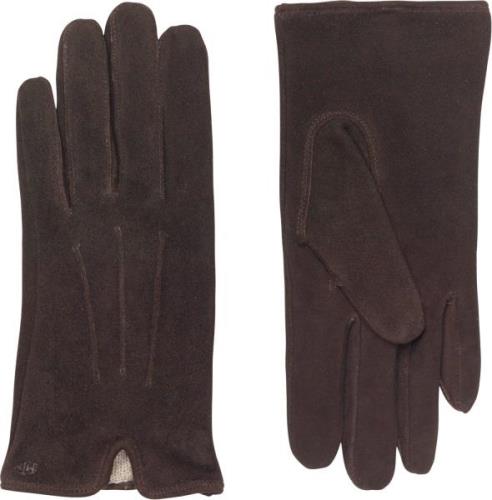 MJM MJM Glove Aida W Sheep Suede Dk. Brown L - Handsker Uld hos Magasi...