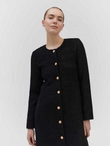 Rosemunde Yoko Suit Dress Kvinde Black Boucle Check Korte Kjoler Str 4...