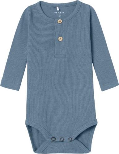 Name It Nbmkab LS Body Noos Str 68 - Spring Lake Langærmede Bodies hos...