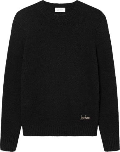 Les Deux Errol Cotton Roundneck Mand Sort Sweaters Regular Fit Str L -...