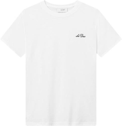 Les Deux Crew Tshirt Mand White/black Kortærmede T-shirts Str L - hos ...