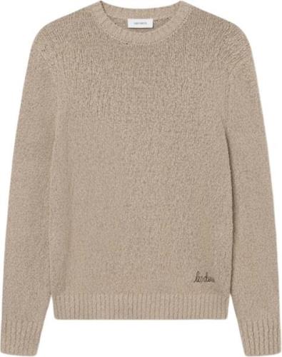 Les Deux Errol Cotton Roundneck Mand Beige Sweaters Regular Fit Str L ...