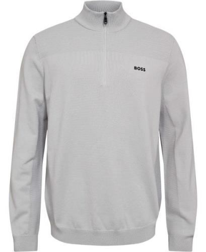 BOSS Momentumx_QZ Mand Light/pastel Grey Sweaters Str L - hos Magasin