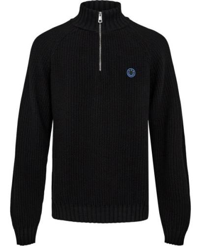 HUGO Selioh Mand Sort Sweaters Str L - hos Magasin