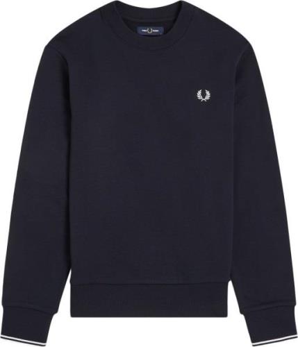 Fred Perry M7535 Mand Navy Sweatshirts Str L - hos Magasin