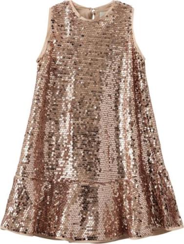 Sofie Schnoor Dress Str 8 år / 128 cm - Rose Gold Kjoler Polyester hos...