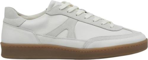 Garment Project Liga White Leather Mand White Sneakers Str 40 - Nylon ...