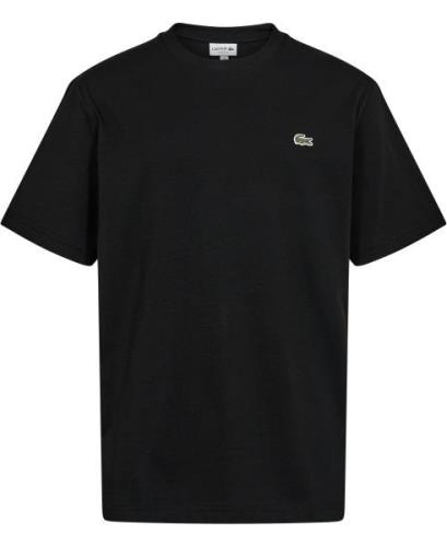 Lacoste Teeshirt Mand Sort Kortærmede T-shirts Str XL - hos Magasin