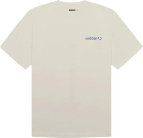 Woodbird Wbbaine Delivery Tee Mand Off White Kortærmede T-shirts Str L...