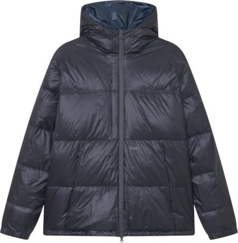 Forét Grain Reversible Puffer Jacket Mand Navy Vinterjakker Str L - ho...