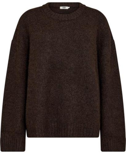 Magasin Evelyn 1 GRS Kvinde Coffee Bean Sweaters Str L