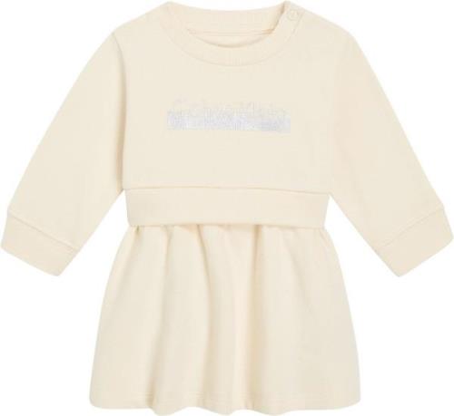 CK Kids Newborn Metallic Hero Logo LS Dress Str 68 - Zcy Kjoler hos Ma...