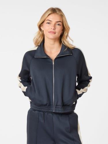 Neo Noir Vera Track Suit Blouse Kvinde Navy Langærmede Bluser Str 40 -...