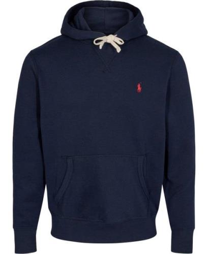 Polo Ralph Lauren RL Fleecelsl-knt Mand Blå Hoodies Str L - Bomuld hos...