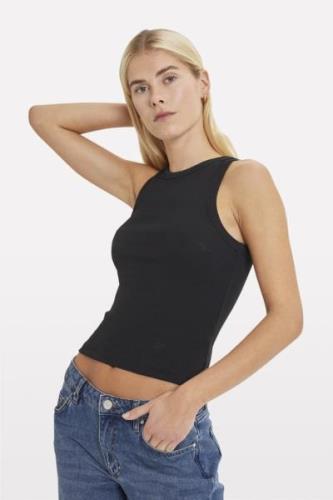 Envii Enally Racer TOP 5314 Kvinde Black Tanktoppe Str L - hos Magasin