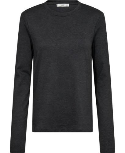 MANGO Long Sleeve Cotton Tshirt Kvinde 96 Langærmede T-shirts Str XXS ...