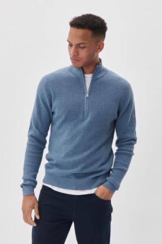 Matinique Malagoon Z Mand Captain's Blue Melange Sweaters Str L - hos ...