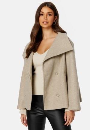 BUBBLEROOM Ava Short Coat Light beige 40