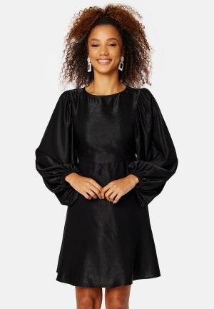 BUBBLEROOM Charli Balloon Sleeve Dress Black 44