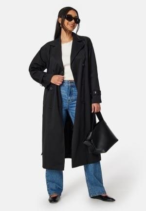 BUBBLEROOM Maggie Trenchcoat Black 34