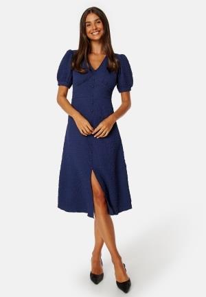 BUBBLEROOM Petronella Structure Dress Blue 40