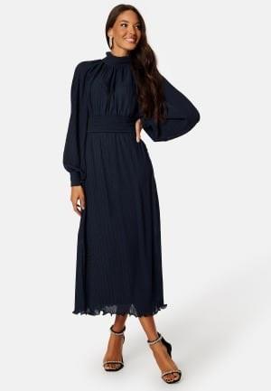 Bubbleroom Occasion Esme Pleated Dress Navy 36