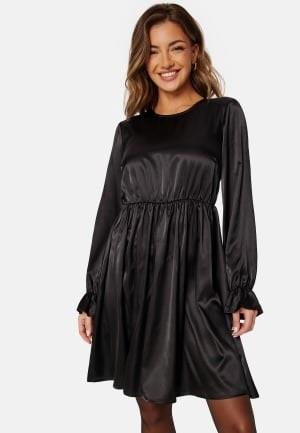 Pieces Slore LS O-Neck Dress Black L