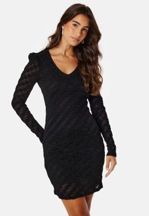 ONLY Rie L/S V-Neck Dress Black XL