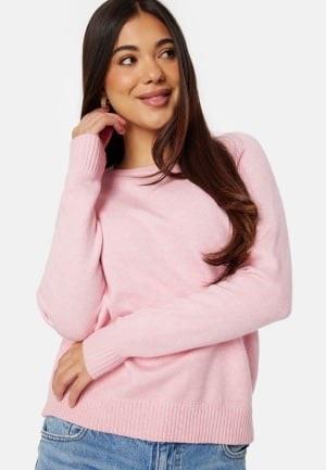 ONLY Lesly Kings L/S Pullover Light Pink Detail:W. S