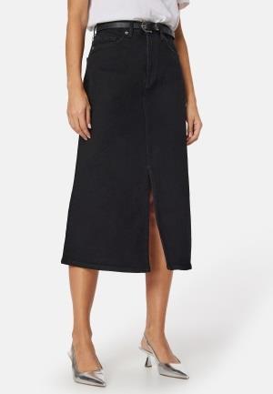 SELECTED FEMME Slfkrista-gerda High Waist maxi skirt Black Denim 38