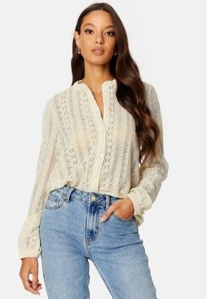 VILA Chikka Lace L/S Shirt Birch S