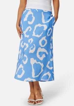 Object Collectors Item Objjacira Mid Waist Skirt Blue/White 38