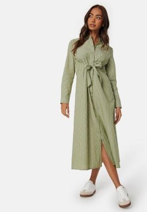 Happy Holly Nelinda Cotton Shirt dress Striped 48/50