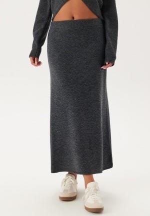 Pieces Pcnanu Hw Long Knit Skirt Bc Ombre Blue S