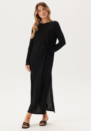 Pieces Pcrenata Ls Knot Dress Black S