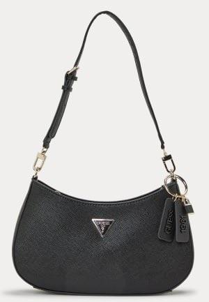 Guess Noelle Top Zip Shoulder Bag Black Onesize