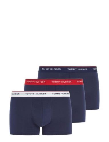 3P Trunk Boxershorts Blue Tommy Hilfiger