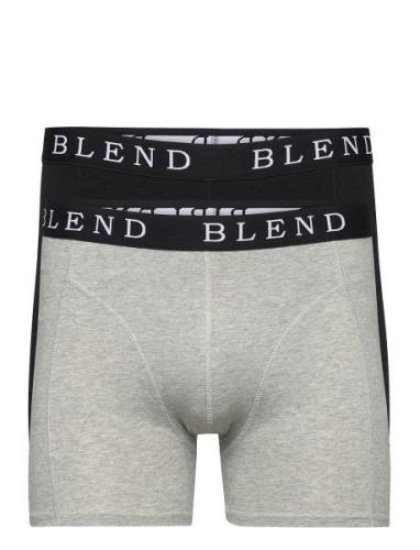 Bhned Underwear 2-Pack Boxershorts Grey Blend