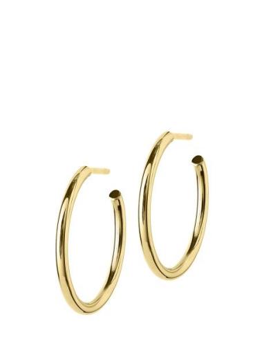Hoops Earrings Gold Medium Accessories Jewellery Earrings Hoops Gold E...