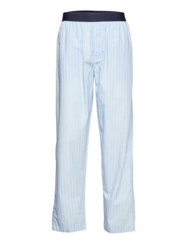 Resteröds Pyjamas Pants Org. Hyggebukser Blue Resteröds