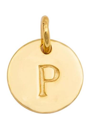 Beloved Mini Letter Gold Halskæde Hængesmykke Gold Syster P
