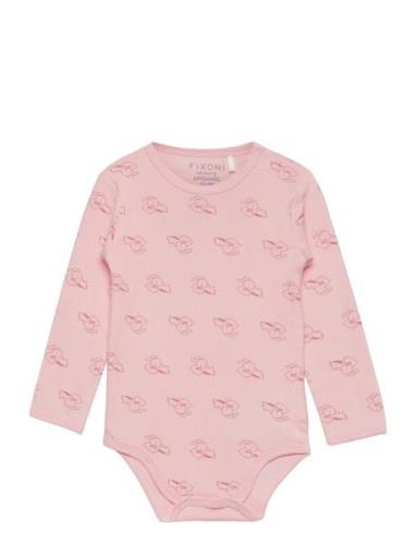 Body Ls Bodies Long-sleeved Pink Fixoni