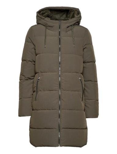 Onldolly Long Puffer Coat Otw Foret Jakke Green ONLY