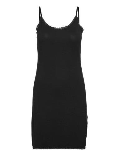 Almann Slip Dress Kort Kjole Black Noa Noa