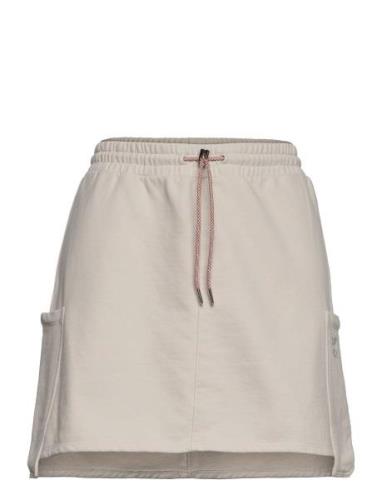 W. Pocket Sweat Skirt Kort Nederdel Beige Svea