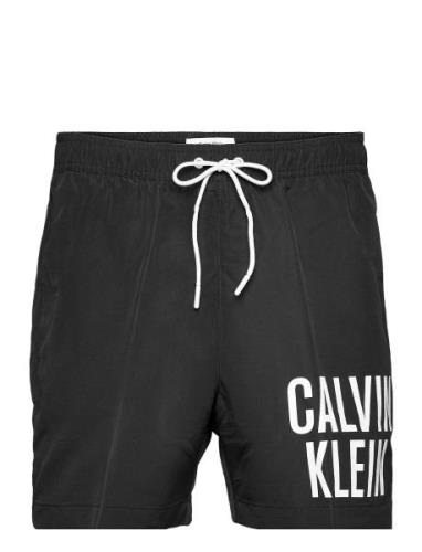 Medium Drawstring-Nos Badeshorts Black Calvin Klein