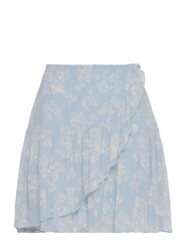 Aster Skirt Kort Nederdel Blue Second Female