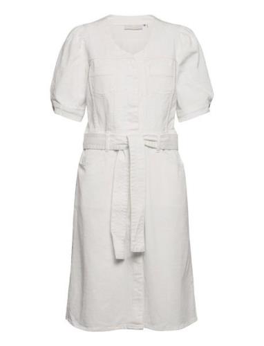 Arabellekb Denim Dress Kort Kjole White Karen By Simonsen